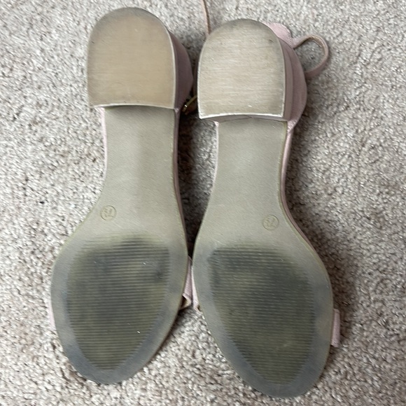 Lulus open toed sandals in size 7.5, light pink - Picture 7 of 10